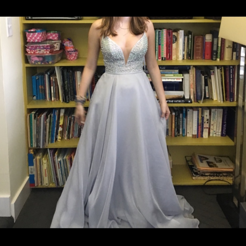 La Femme periwinkle prom dress size 0